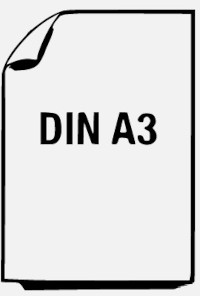 Blatt Papierformat DIN-A3